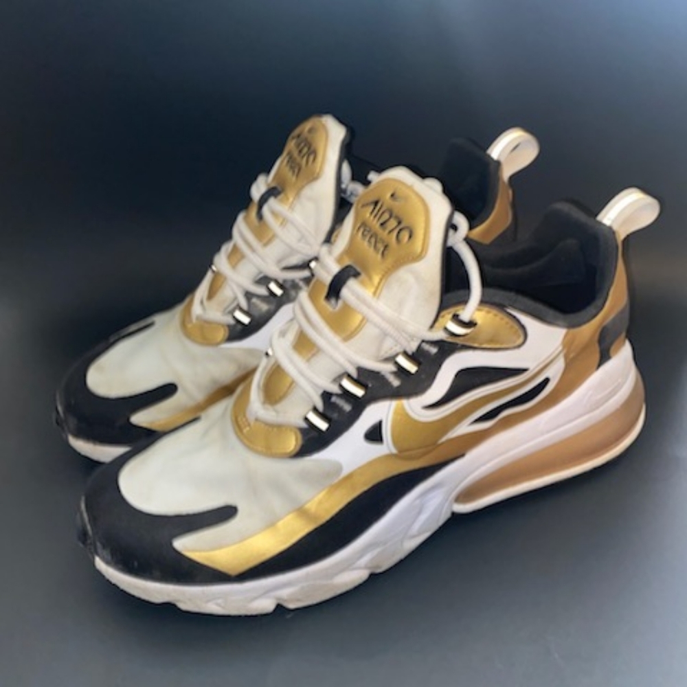 Nike air max 270 react Gold